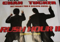 Rush Hour 2 (2001) - British Quad film poster, starring Jackie Chan and Chris Tucker, rolled, 76cm x