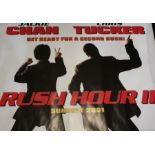 Rush Hour 2 (2001) - British Quad film poster, starring Jackie Chan and Chris Tucker, rolled, 76cm x