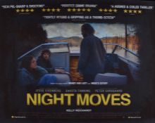 Night Moves (2013) - British Quad film poster, starring Jesse Eisenberg and Dakota Fanning,