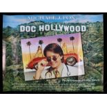 Doc Hollywood (1991) British Quad poster, starring Michael J. Fox, folded