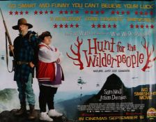 Hunt For the Wilderpeople (2016) - British Quad film poster, starring Sam Neill and Julian Dennison,