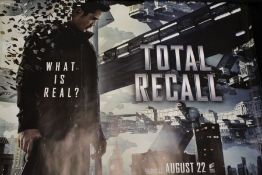 Total Recall (2012) - British Quad film poster, starring Colin Farrell, rolled, 76cm x 102cm