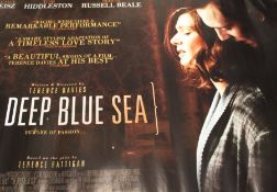 The Deep Blue Sea (2011) - British Quad film poster, starring Rachel Weisz and Tom Hiddleston,