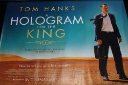 A Hologram for the King (2016) - British Quad film poster, starring Tom Hanks, rolled, 76cm x 102cm