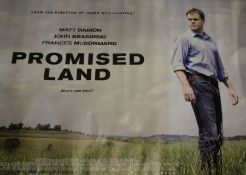 Promised Land (2012) - British Quad film poster, starring Matt Damon, rolled, 76cm x 102cm