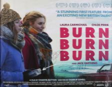 Burn Burn Burn (2015) - Signed British Quad film poster, starring Laura Carmichael, Julian Rhind-