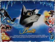 Balto (1995) - British Quad film poster, rolled, 30" x 40"