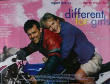 Different For Girls (1996) - British Quad film poster, starring Rupert Graves and Steven Mackintosh,