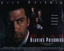 Heaven's Prisoners (1996) - British Quad film poster, starring Alec Baldwin, Kelly Lynch and Mary