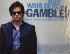 The Gambler (2014) - British Quad film poster, starring Mark Wahlberg, 76cm x 102cm, rolled