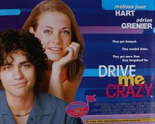 Drive Me Crazy (1999) - British Quad film poster, starring Melissa Joan Hart, Adrian Grenier, and