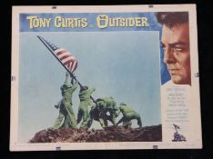 The Outsider (1961) - American lobby card, starring Tony Curtis, James Franciscus, and Gregory