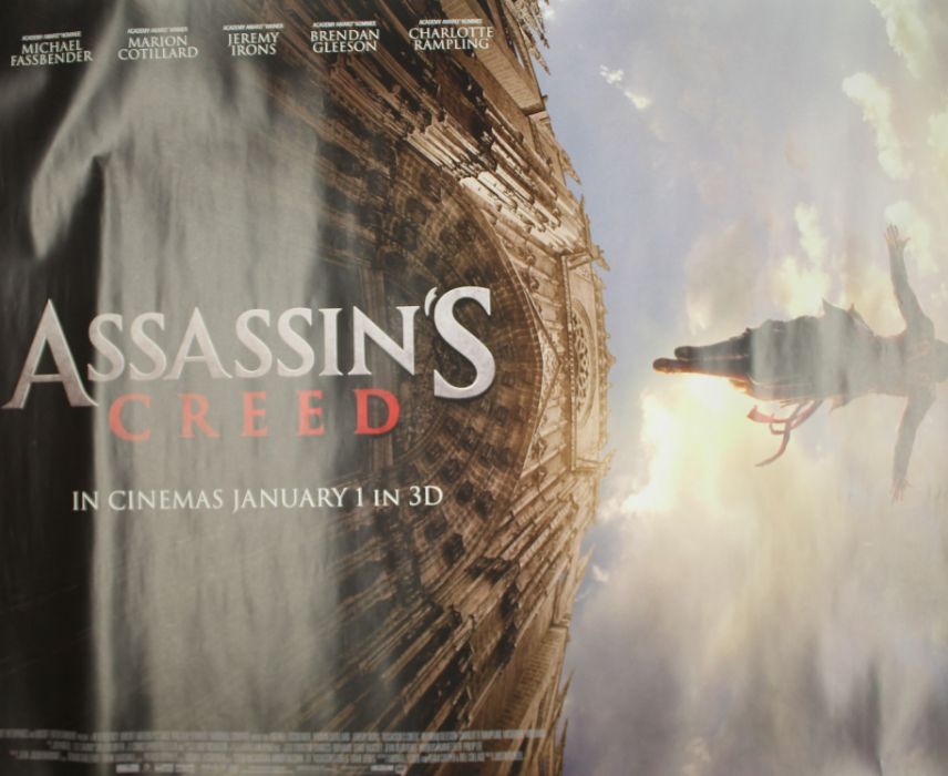 Assassin's Creed (2016) - British Quad film poster, starring Michael Fassbender, 76cm x 102cm,