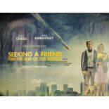 Seeking a Friend for the End of the World (2012) - British Quad film poster, starring Steve