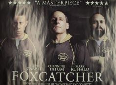 Foxcatcher (2014) - British Quad film poster, starring Mark Ruffalo, 76cm x 102cm, rolled