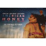 American Honey (2016) - British Quad film poster, starring Sasha Lane and Shia LaBeouf, rolled, 76cm