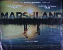Marshland (2014) - British Quad film poster, starring Javier Gutiérrez, Raúl Arévalo, and María