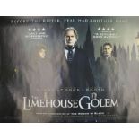 The Limehouse Golem (2015) 6 British Quad film poster, starring Bill Nighy, 76cm x 102cm, rolled