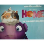 Home (2014) - British Quad film poster, starring Jim Parsons, 76cm x 102cm, rolled