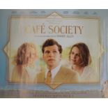 Cafe Society (2016) - British Quad film poster, starring Blake Lively, Steve Carrell, Jesse