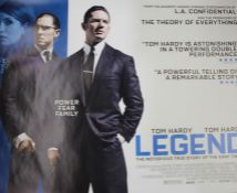 Legend (2015) - British Quad film poster, starring Tom Hardy, 76cm x 102cm, rolled