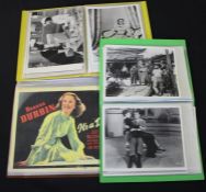 Extensive collection of Deanna Durbin interest photographs, including ten lobby cards, housed in