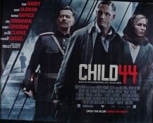 Child 44 (2015) - British Quad film poster, starring Tom Hardy and Gary Oldman, rolled, 30" x 40"