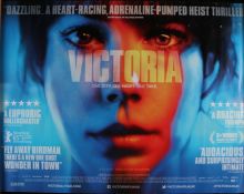 Victoria (2015) - British Quad film poster, starring Laia Costa and Frederick Lau, rolled, 30" x
