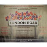 London Road (2015) British Quad film poster, starring Olivia Colman, 76cm x 102cm, rolled