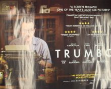 Trumbo (2015) - British Quad film poster, starring Bryan Cranston, 76cm x 102cm, rolled