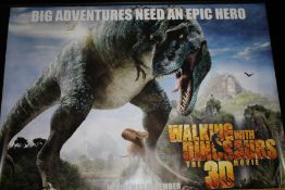 Walking with Dinosaurs: The Movie (2013) - British Quad film poster, starring Charlie Rowe,