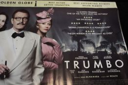 Trumbo (2015) - British Quad film poster, starring Bryan Cranston, rolled, 76cm x 102cm