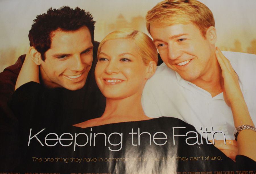 Keeping the Faith (2000) - British Quad film poster, starring Ben Stiller, rolled, 76cm x 102cm