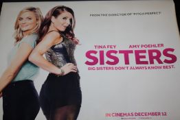 Sisters (2015) - British Quad film poster, starring Amy Poehler and Tina Fey, rolled, 76cm x 102cm