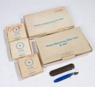 Seiko tools and accessories, to include two glass removing disk units S-160 (one disc missing),
