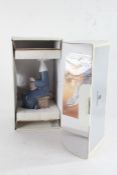 Lladro figure, Time to Sew (blue), marked to the base 5501, boxed, 19.5cm high