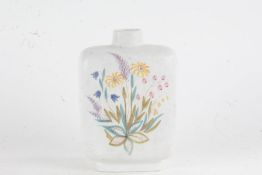 Lars Thoren for Rorstrand vase, decorated with sprays of flowers to either side, 21cm high