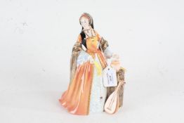 Royal Doulton limited edition porcelain figure, Jane Seymour, HN3349, 3800/9500