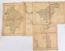 Five unframed maps, Warwickshire, Northamptonshire (Northern Division), The Great Salt Lake (Mormon)