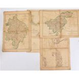 Five unframed maps, Warwickshire, Northamptonshire (Northern Division), The Great Salt Lake (Mormon)