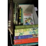 A collection of books including, Fabian of the Yard, Quentin Durward, Grimms Fairy Tales,