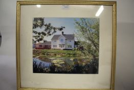 Collection of pictures, to include landscapes, impressionist style still life, Constable print,