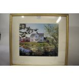 Collection of pictures, to include landscapes, impressionist style still life, Constable print,