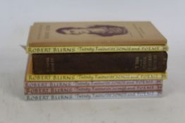 Collection of Robert Burns related books, to include Burns poetical works, three volumes, Burns