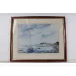 Roy Francis Kirton, two pencil signed prints depicting Newton by the sea, and Dunstanburgh Castle,