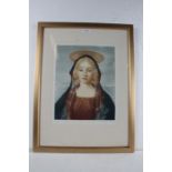 After Sydney E Wilson, a pencil signed coloured print, portraying a young lady, by Vicars