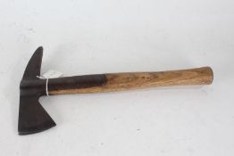 Elwell fireman's axe, the blade numbered 5122, 38.5cm long