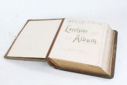 19th Century Carte De Visite Excelsior album, green leather bounded (no contents)