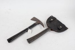 Two fireman's axes, to include a 'Bristol' axe with leather sheath (2)