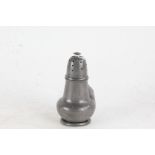 Liberty & Co Tudric pewter sugar sifter, the domed cover above a baluster body, numbered 01389 to